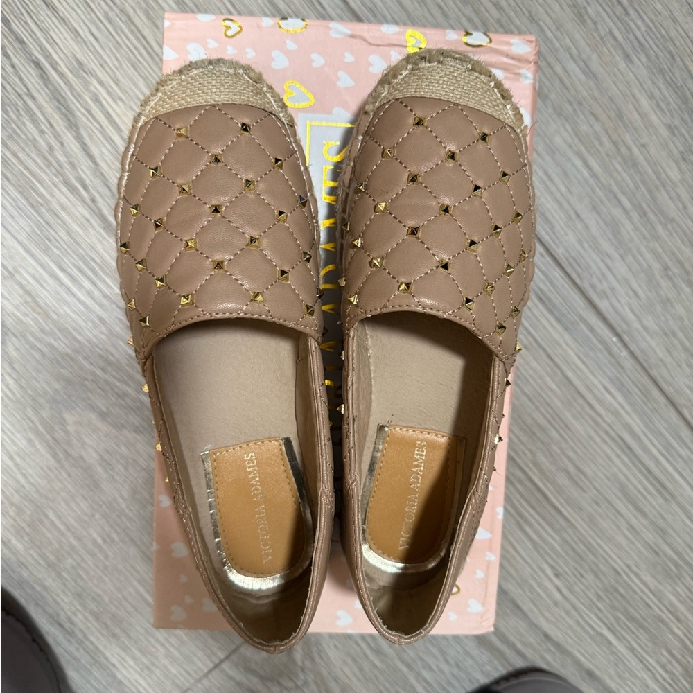 Tan Slip-On Espadrilles